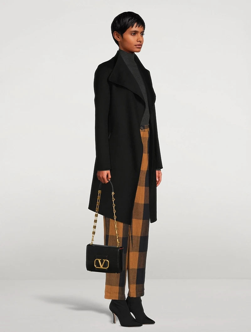 Laila Wool Coat With Waterfall Collar