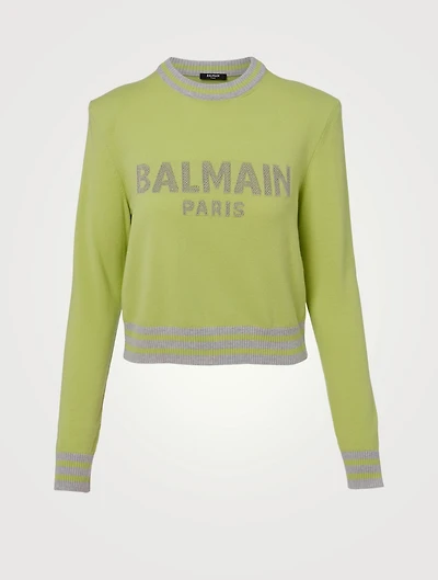 Wool And Cashmere Logo Sweater