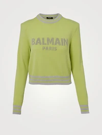 Wool And Cashmere Logo Sweater