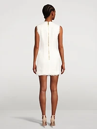 Tweed Double-Breasted Mini Dress