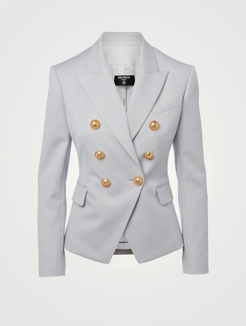 Wool Double-Breasted Blazer