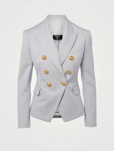 Wool Double-Breasted Blazer