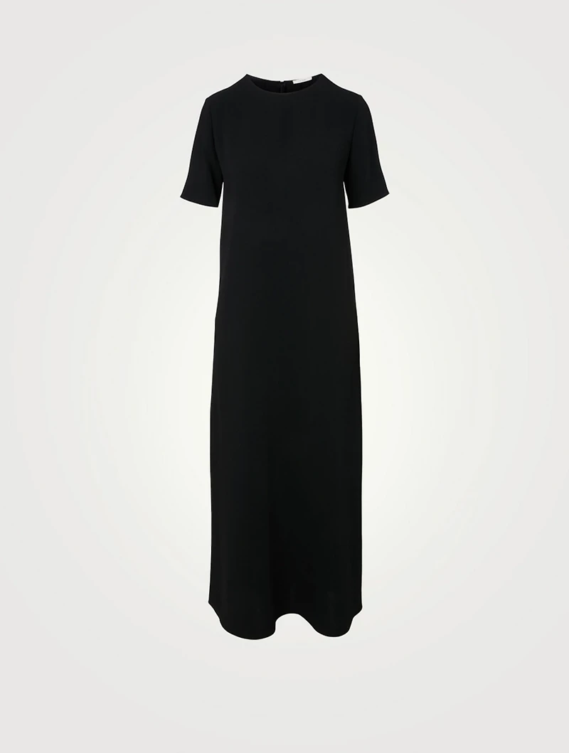 Robi Short-Sleeve Long Dress