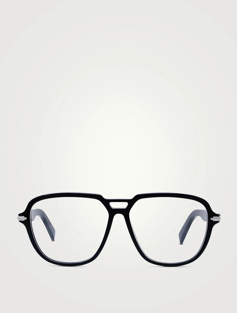 DiorBlackSuitO AI Aviator Optical Glasses