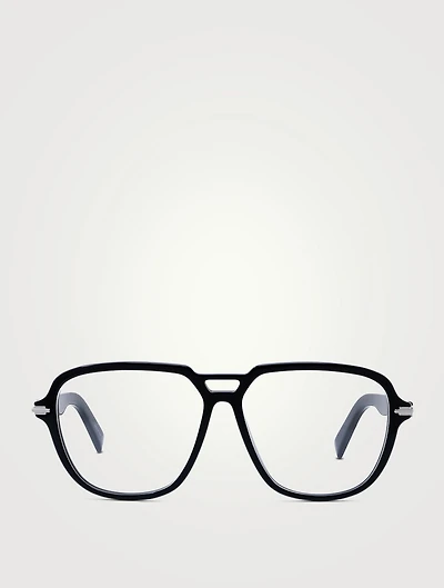 DiorBlackSuitO AI Aviator Optical Glasses