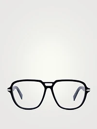DiorBlackSuitO AI Aviator Optical Glasses