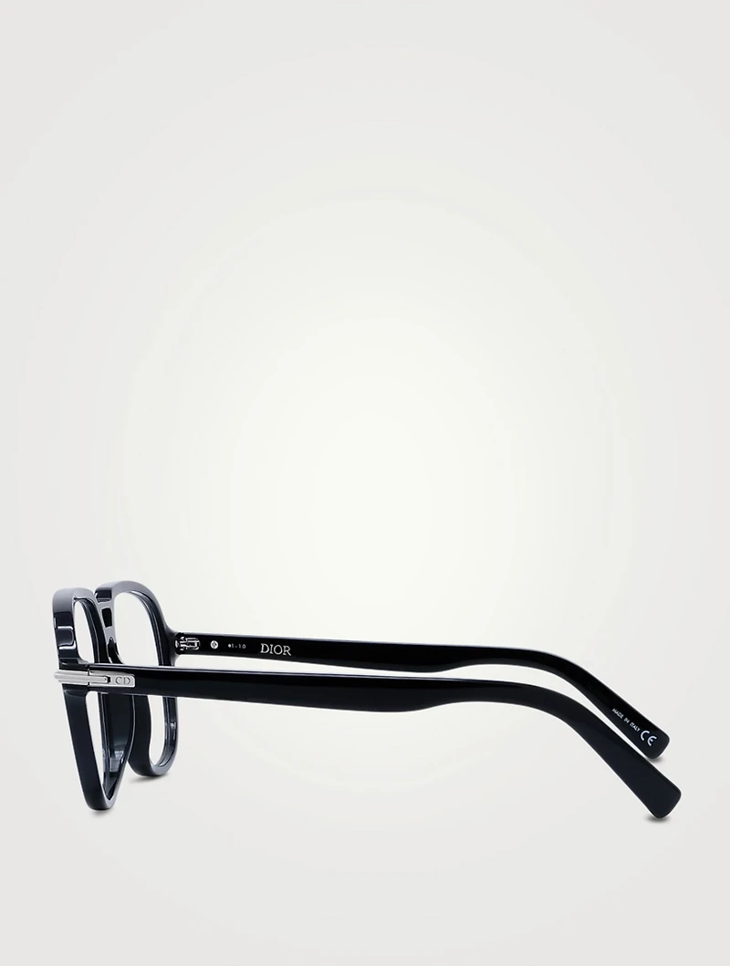 DiorBlackSuitO AI Aviator Optical Glasses