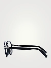 DiorBlackSuitO AI Aviator Optical Glasses