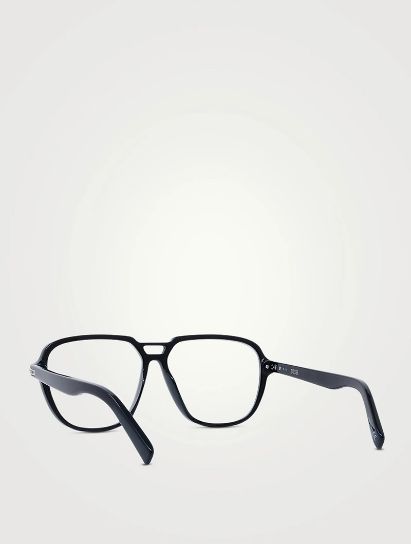 DiorBlackSuitO AI Aviator Optical Glasses