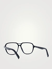 DiorBlackSuitO AI Aviator Optical Glasses
