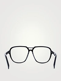 DiorBlackSuitO AI Aviator Optical Glasses