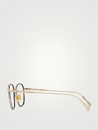 DiorBlackSuitO S2U Round Optical Glasses
