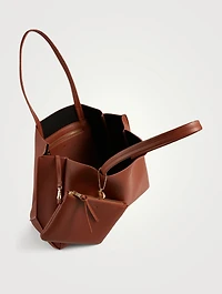 Large Vegan Leather Tote Bag