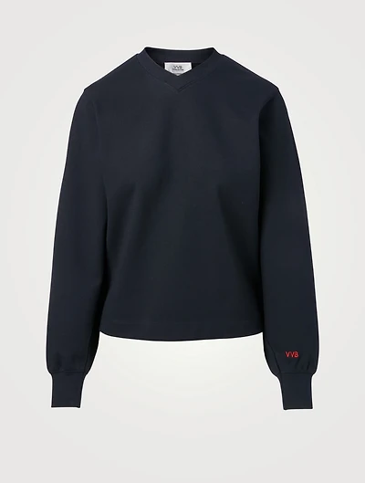 Jersey Long-Sleeve Sweatshirt