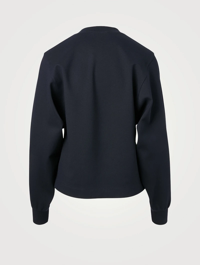 Jersey Long-Sleeve Sweatshirt