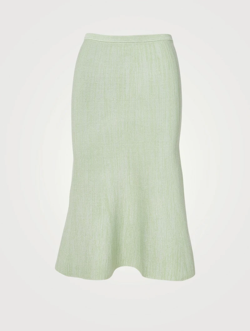 Fluted Midi Skirt