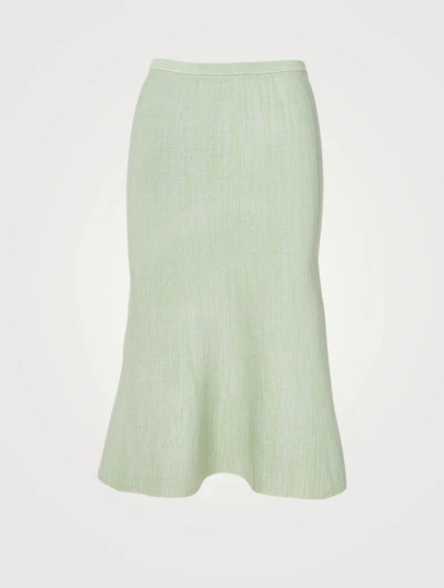 Fluted Midi Skirt