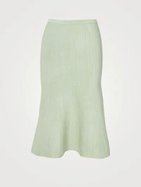 Fluted Midi Skirt