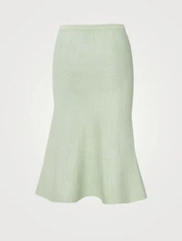 Fluted Midi Skirt