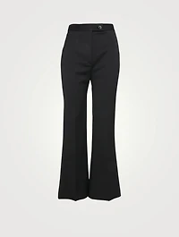 High-Waisted Cropped Pants