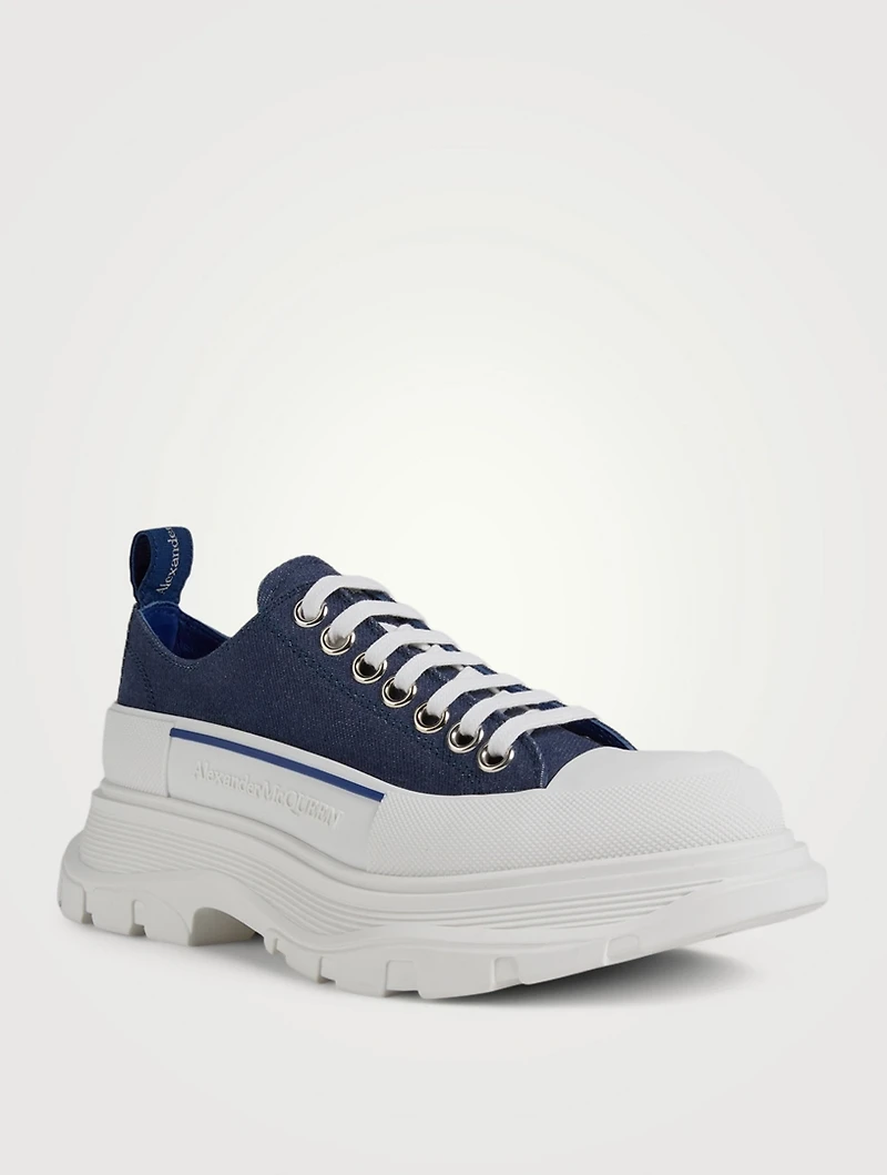 Tread Slick Denim Platform Sneakers