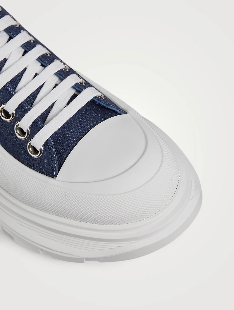 Tread Slick Denim Platform Sneakers