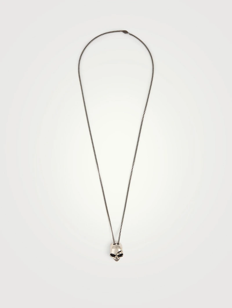 Divided Skull Pendant Necklace
