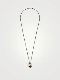 Divided Skull Pendant Necklace