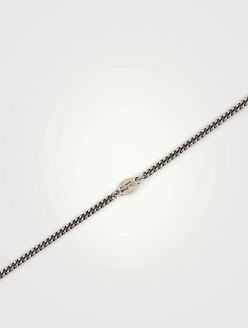 Divided Skull Pendant Necklace