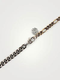 Crown And Skull Seal Ring Necklace