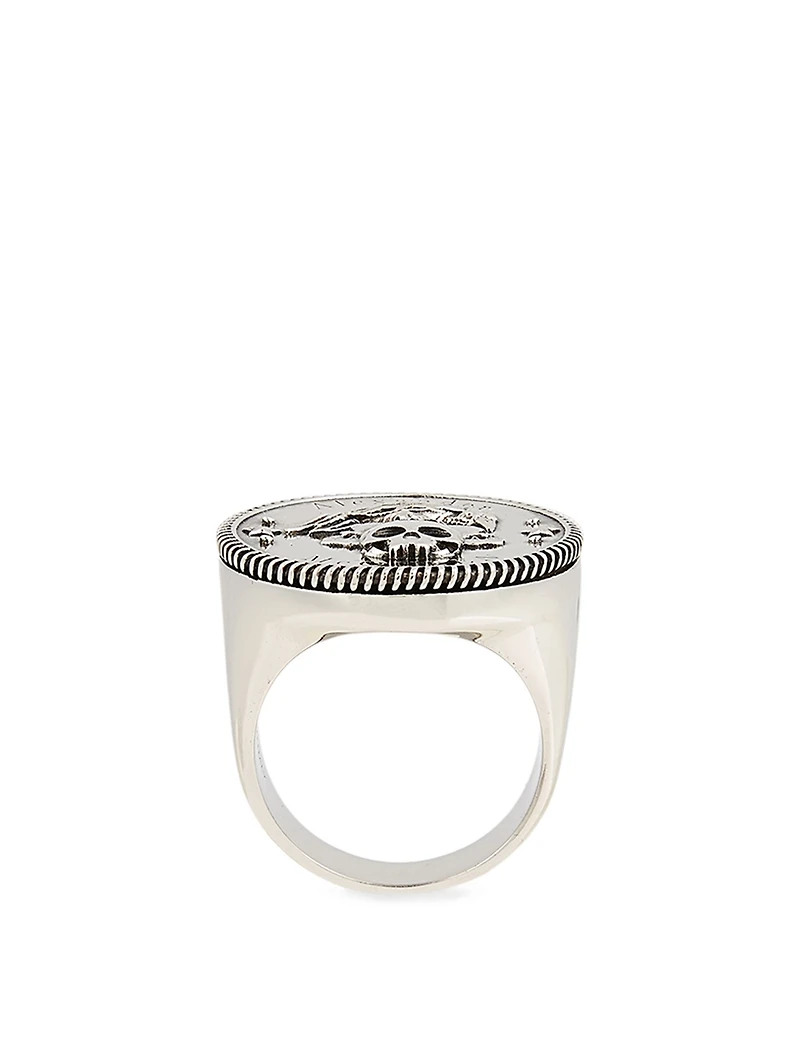 Crown And Skull Seal Ring