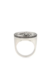 Crown And Skull Seal Ring