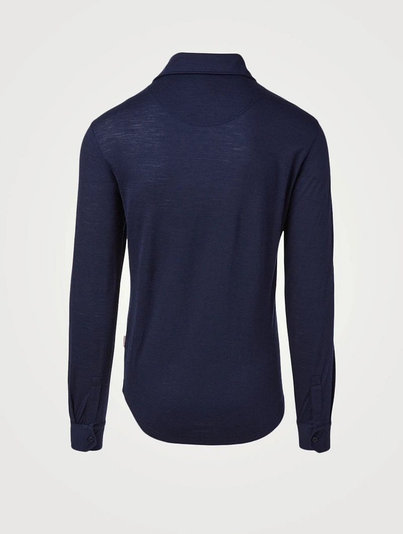 Sebastian Merino Long-Sleeve Polo Shirt
