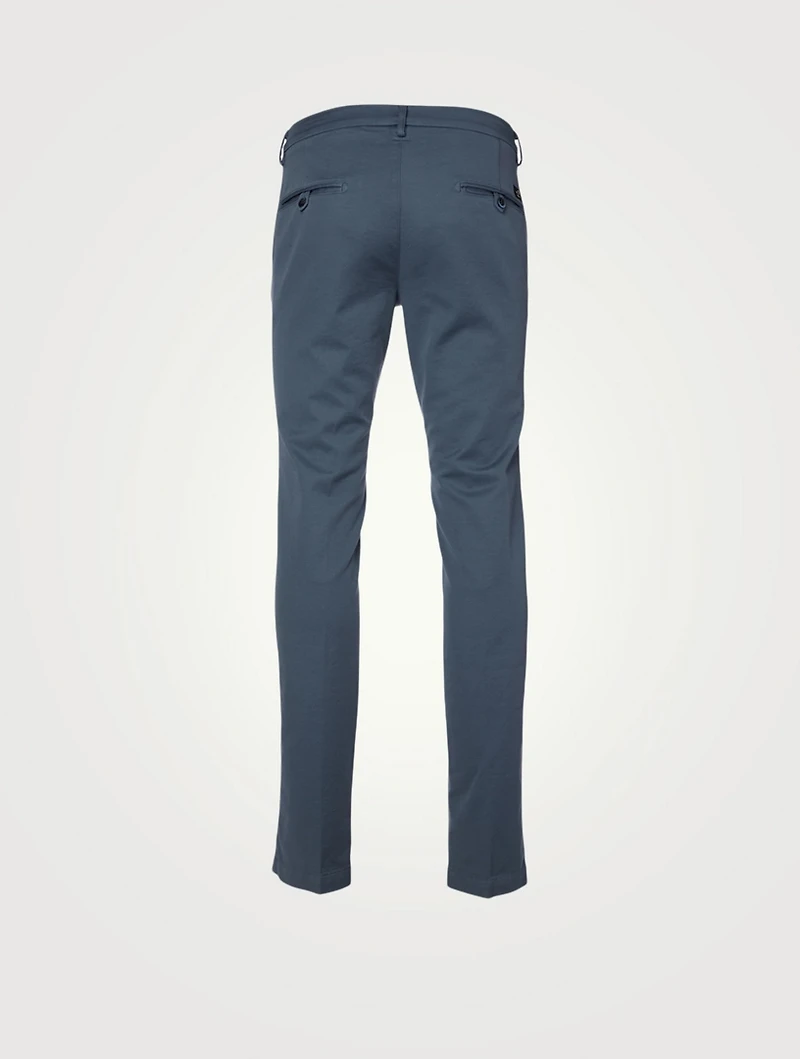 Cotton Twill Stretch Pants
