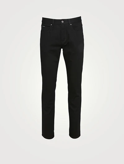 Cotton-Blend Slim-Fit Jeans