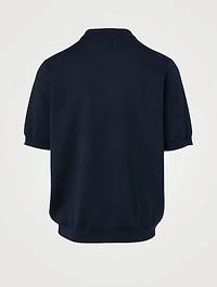 Wool, Silk And Cashmere Polo Shirt