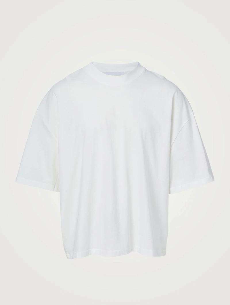 Piu Boxy-Fit T-Shirt With Tonal Logo