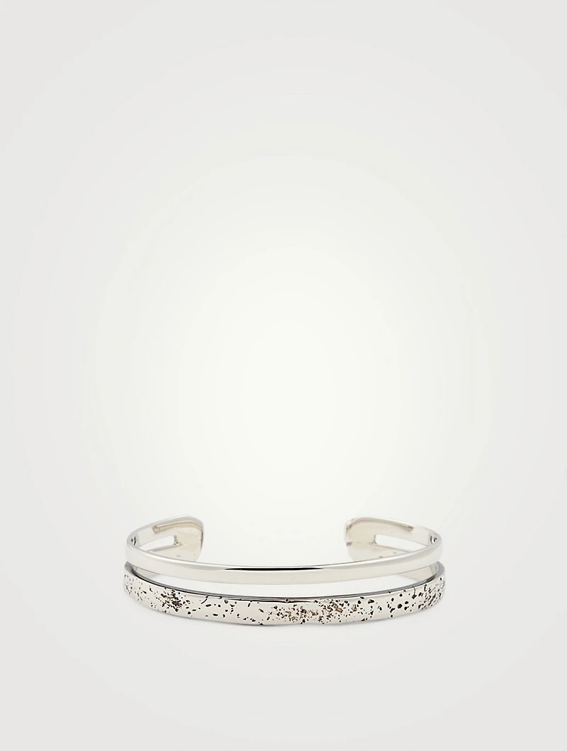 Molten Textured Cuff Bracelet