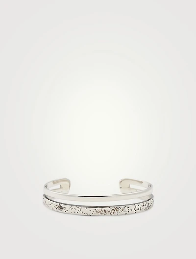 Molten Textured Cuff Bracelet
