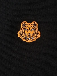 V-Neck Cardigan With Tiger Crest