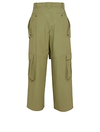 Wide-Leg Cargo Pants