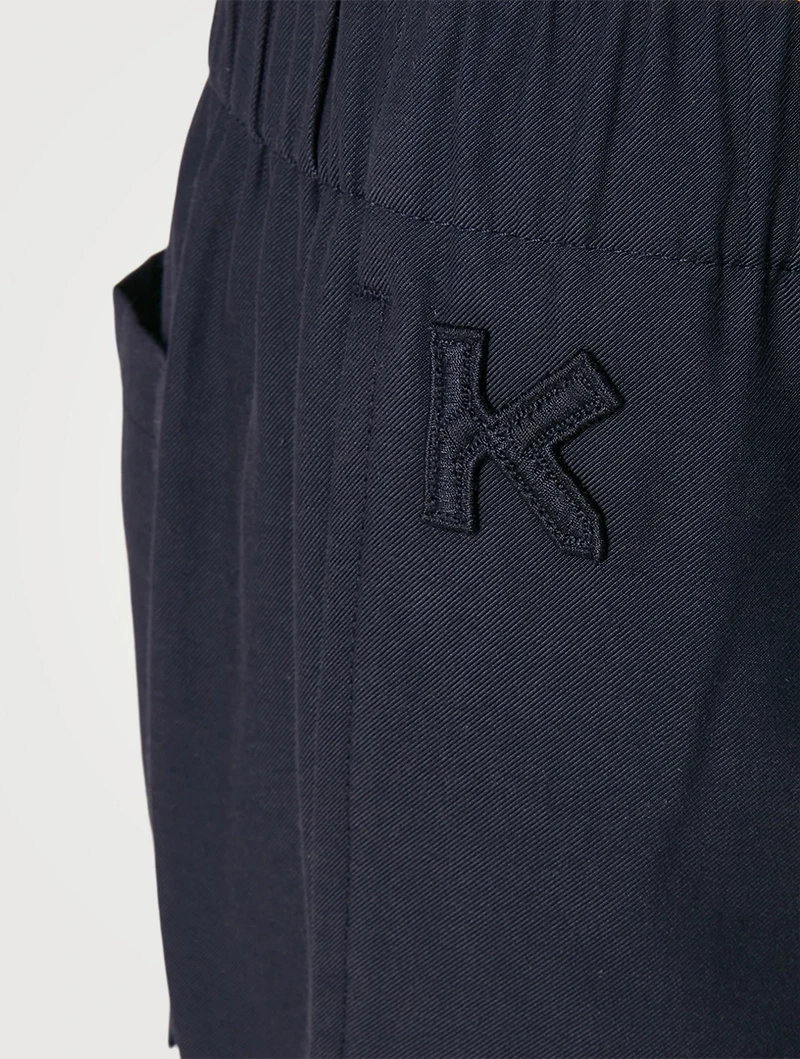 Jogger Pants With 'K' Embroidery