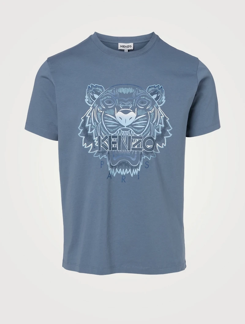 Gradient Tiger Cotton T-Shirt