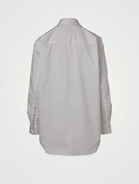 Cotton Open-Sleeve Shirt