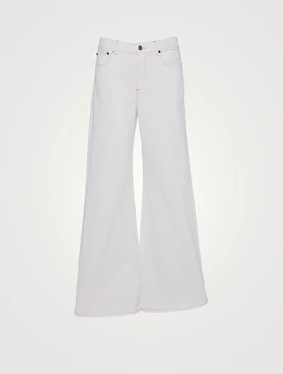 Cotton Stretch Flared Jeans