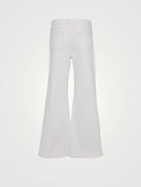 Cotton Stretch Flared Jeans