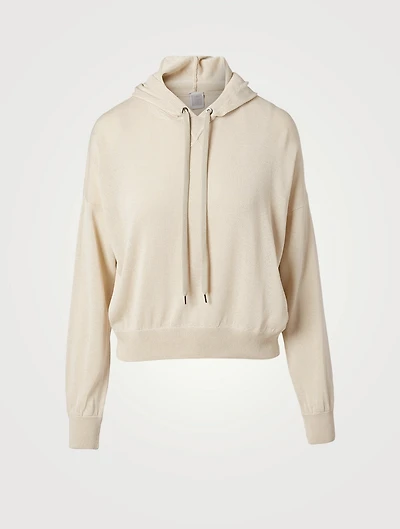 Long-Sleeve Knit Hoodie