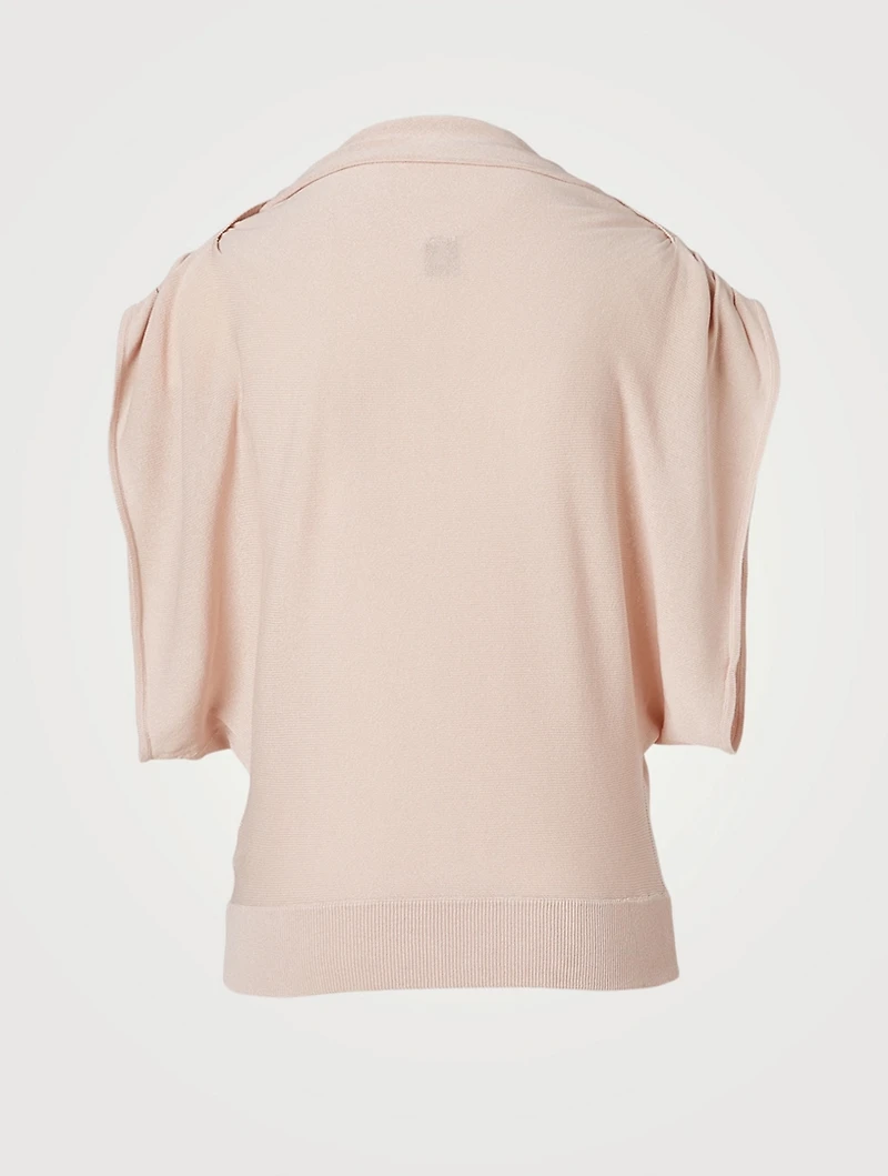 Sleeveless Knit Sweater