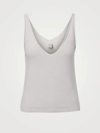 Sleeveless V-Neck Top