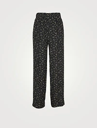 Printed Crepe Pants